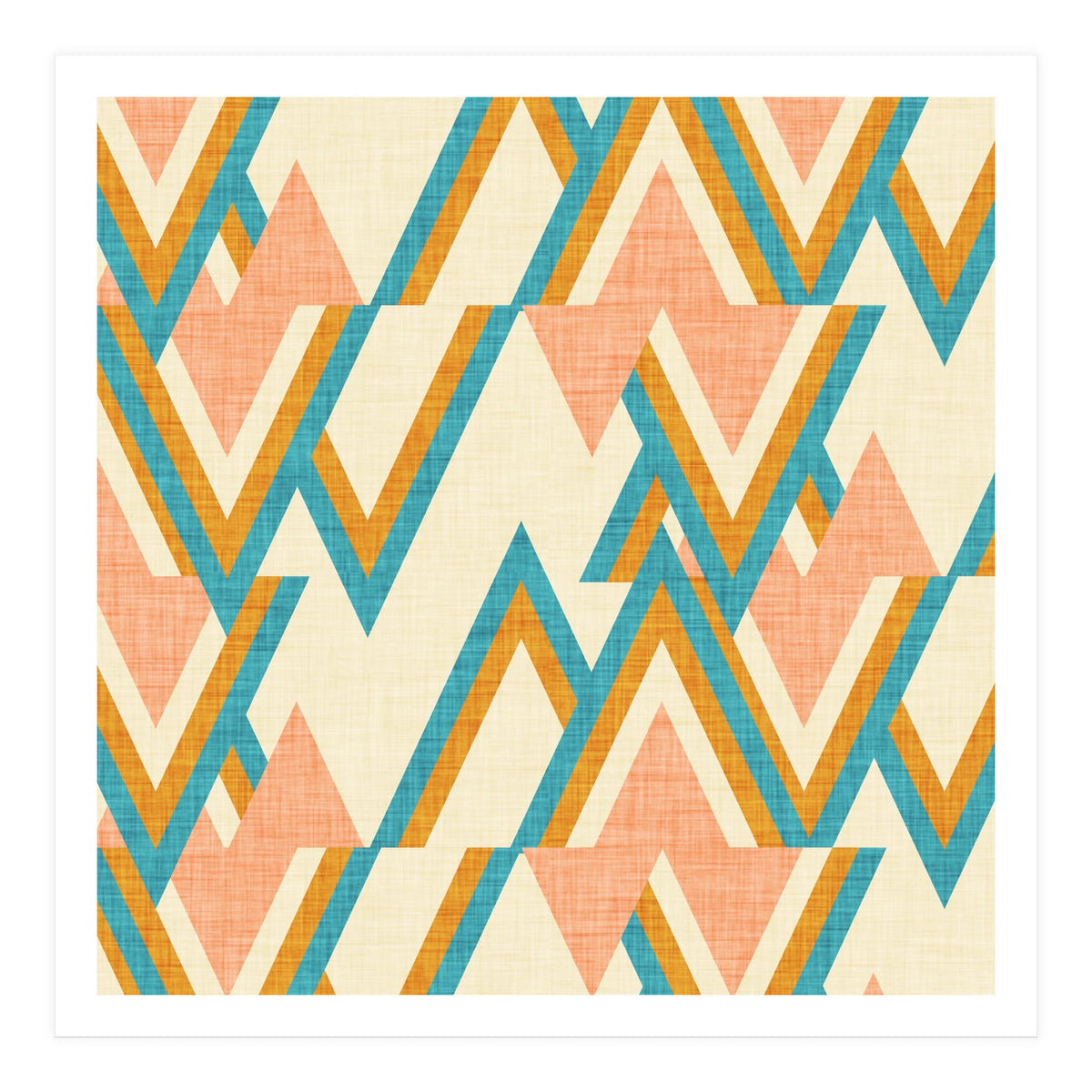 New Mid Mod Woods Pearl  (Print Only)