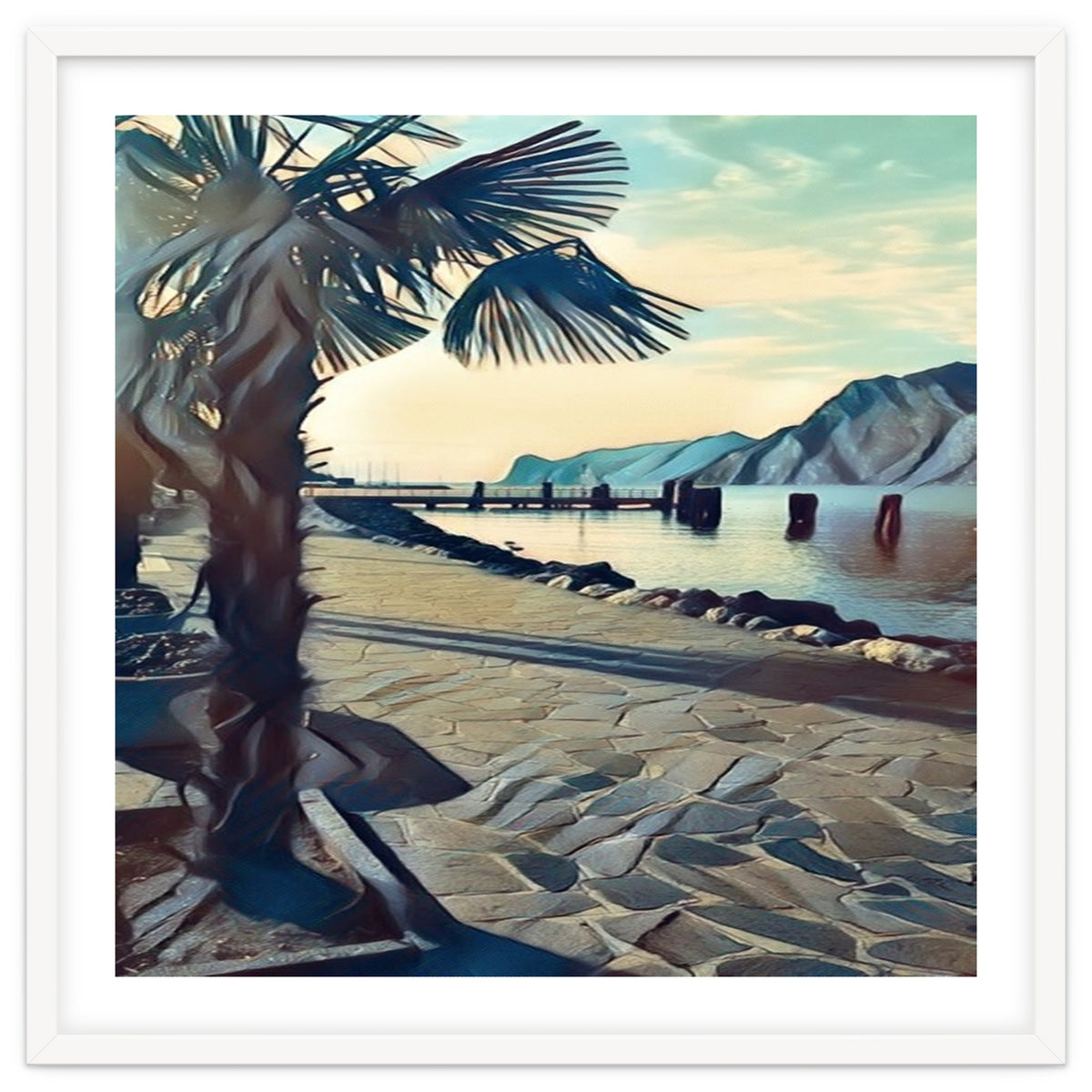 A walk on Lake Garda, Italy.