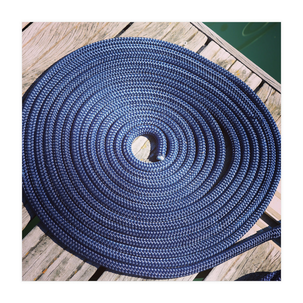 Blue rope coil (Print Only)
