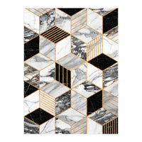 Marble Cubes 2 - Black and White (Print Only)