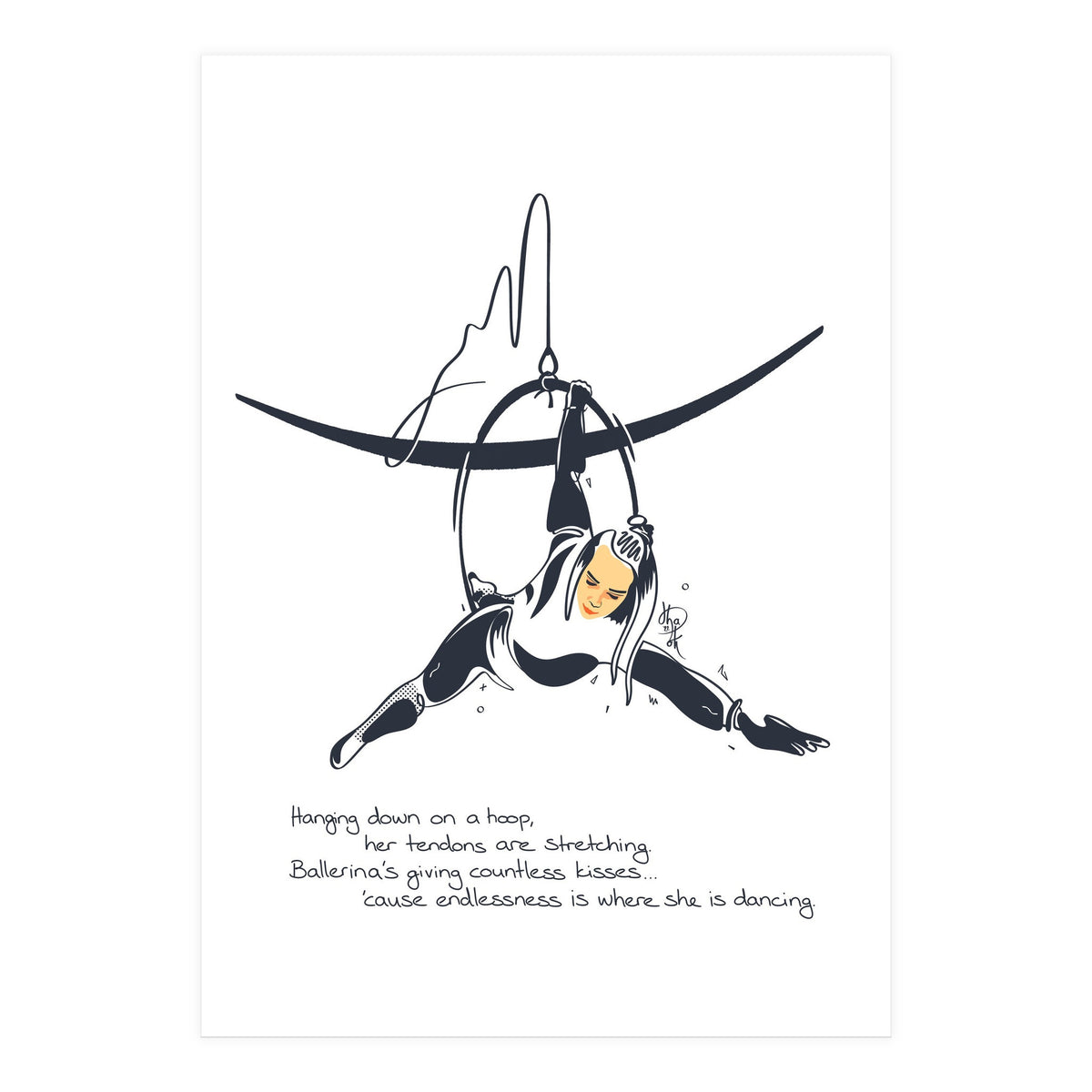 Hoop Balerina 1 (Print Only)