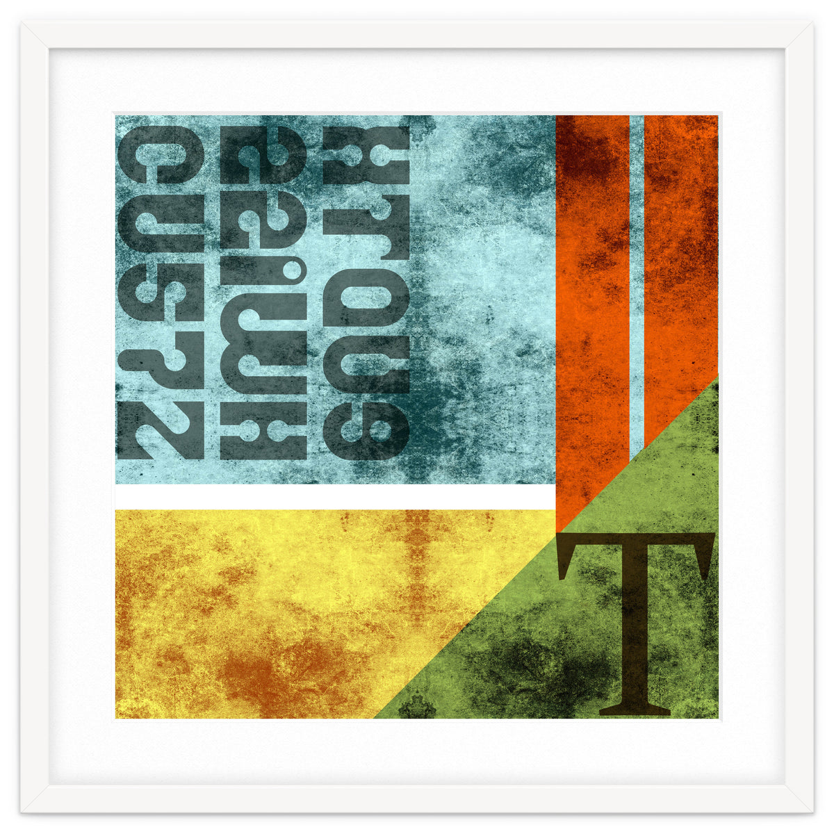 Abstract Industrial Rgby