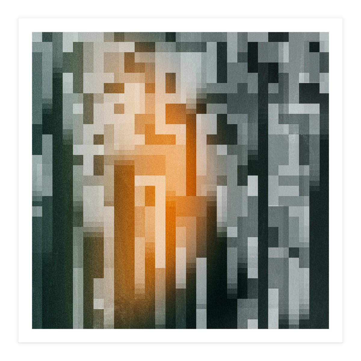 Pixel City #4 (Print Only)