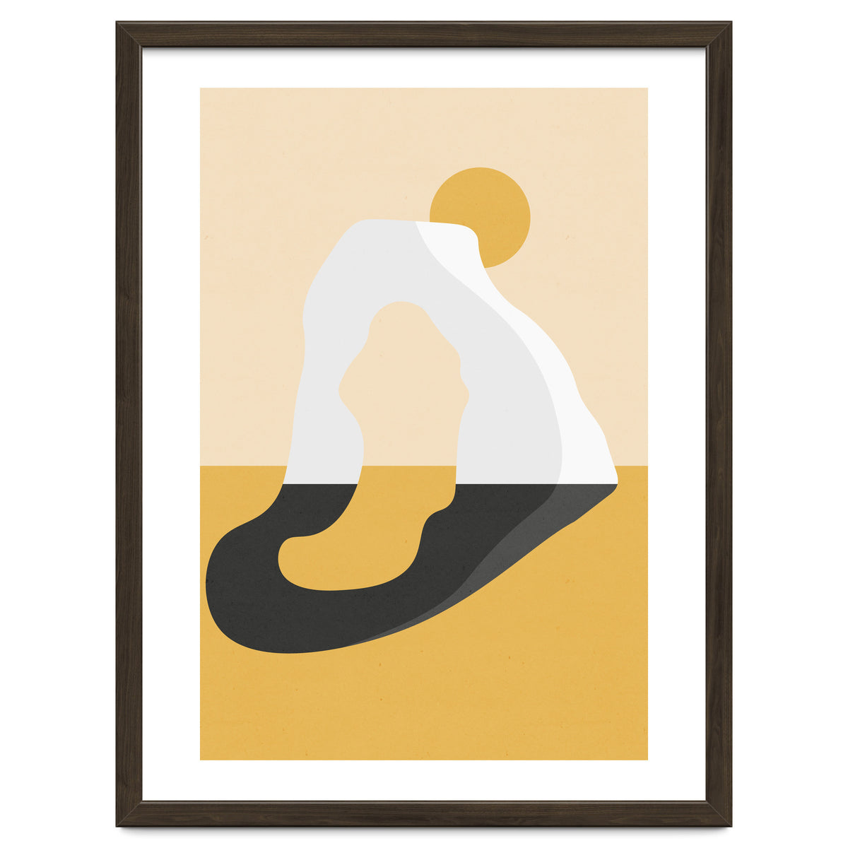 Abstract Arch - Golden Desert