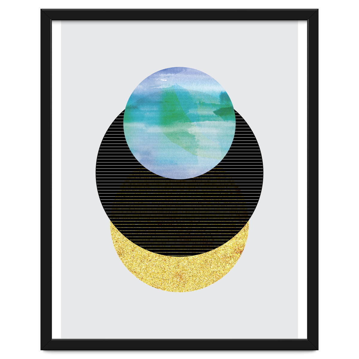 Underwater Sunset Abstract