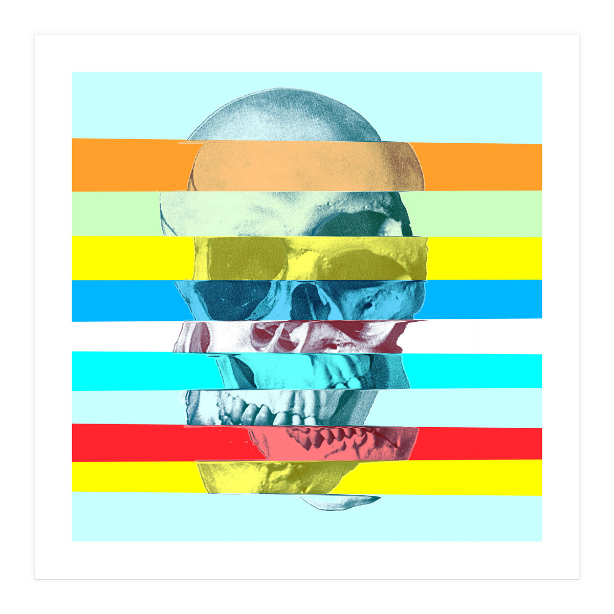 Glitch Skull (Print Only)