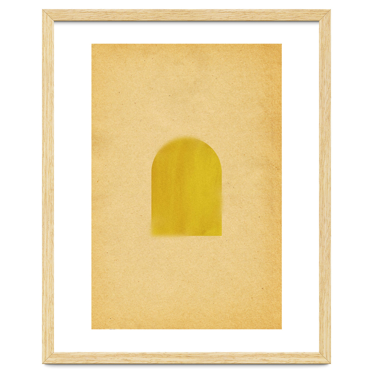 Minimaist acid mustard arch