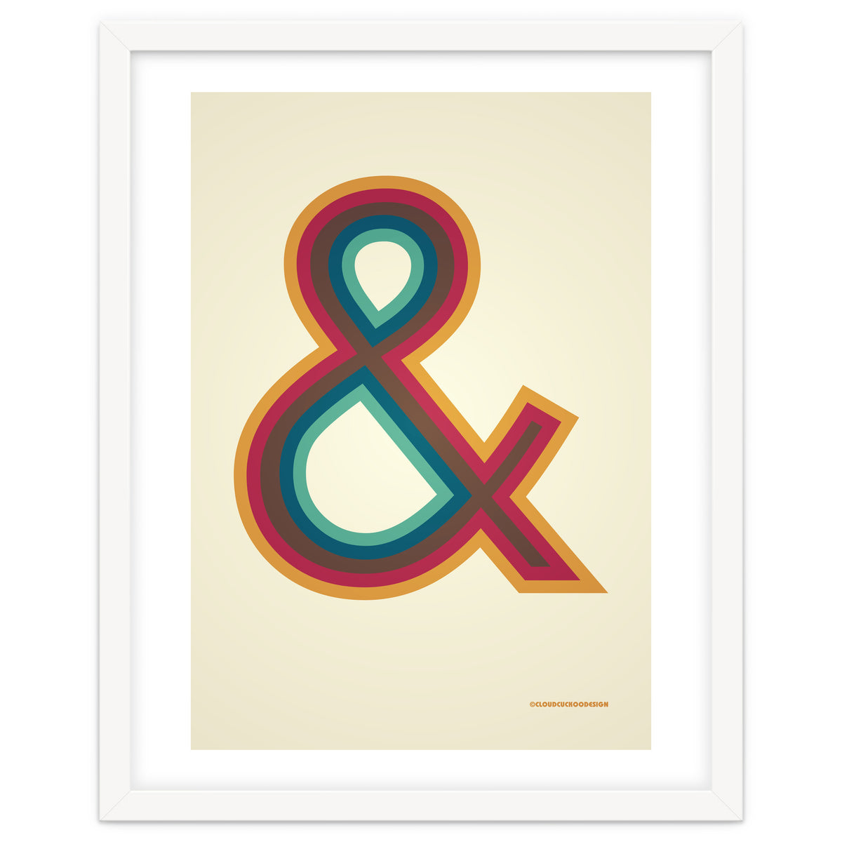 1970s Retro Ampersand