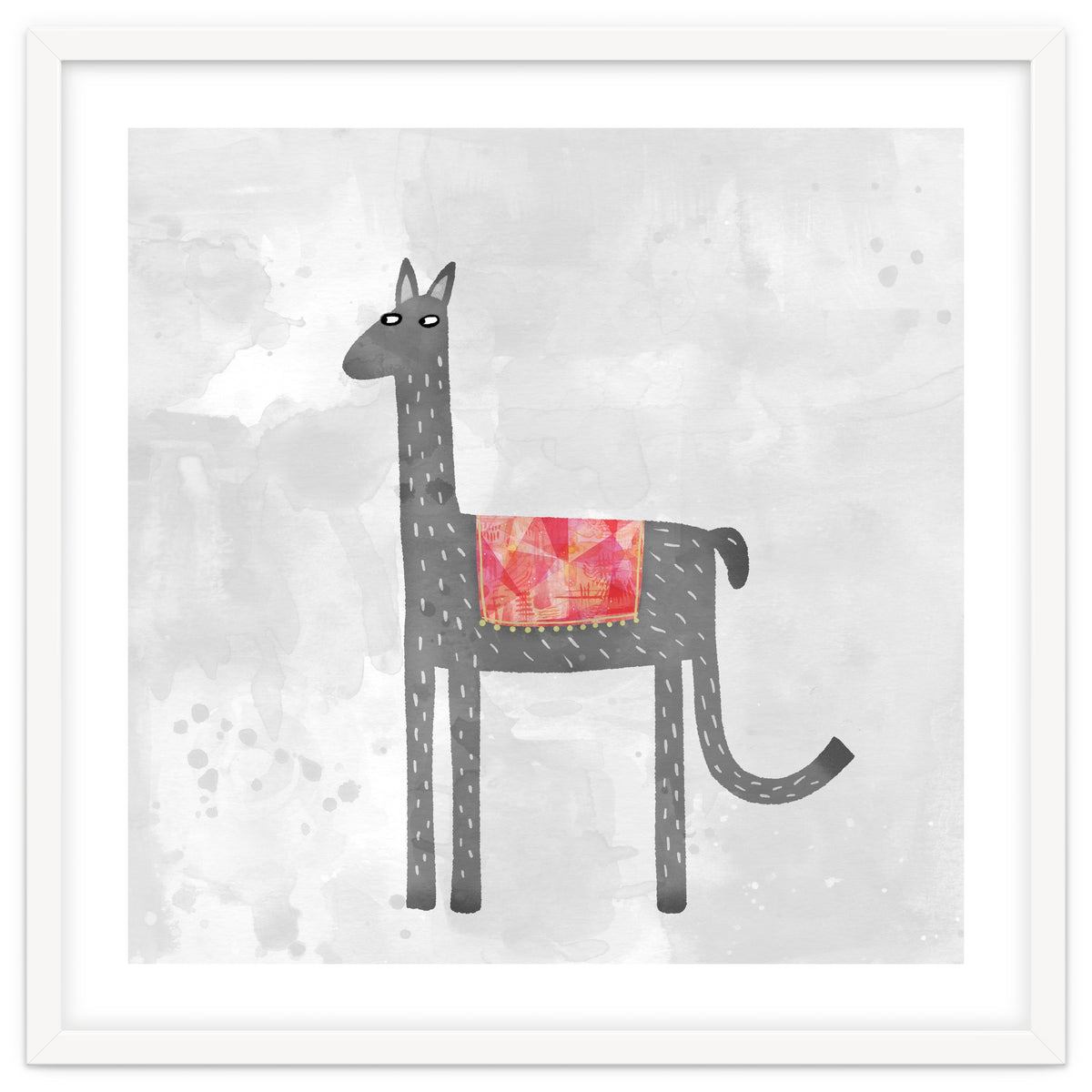 Llama With Fancy Blanket