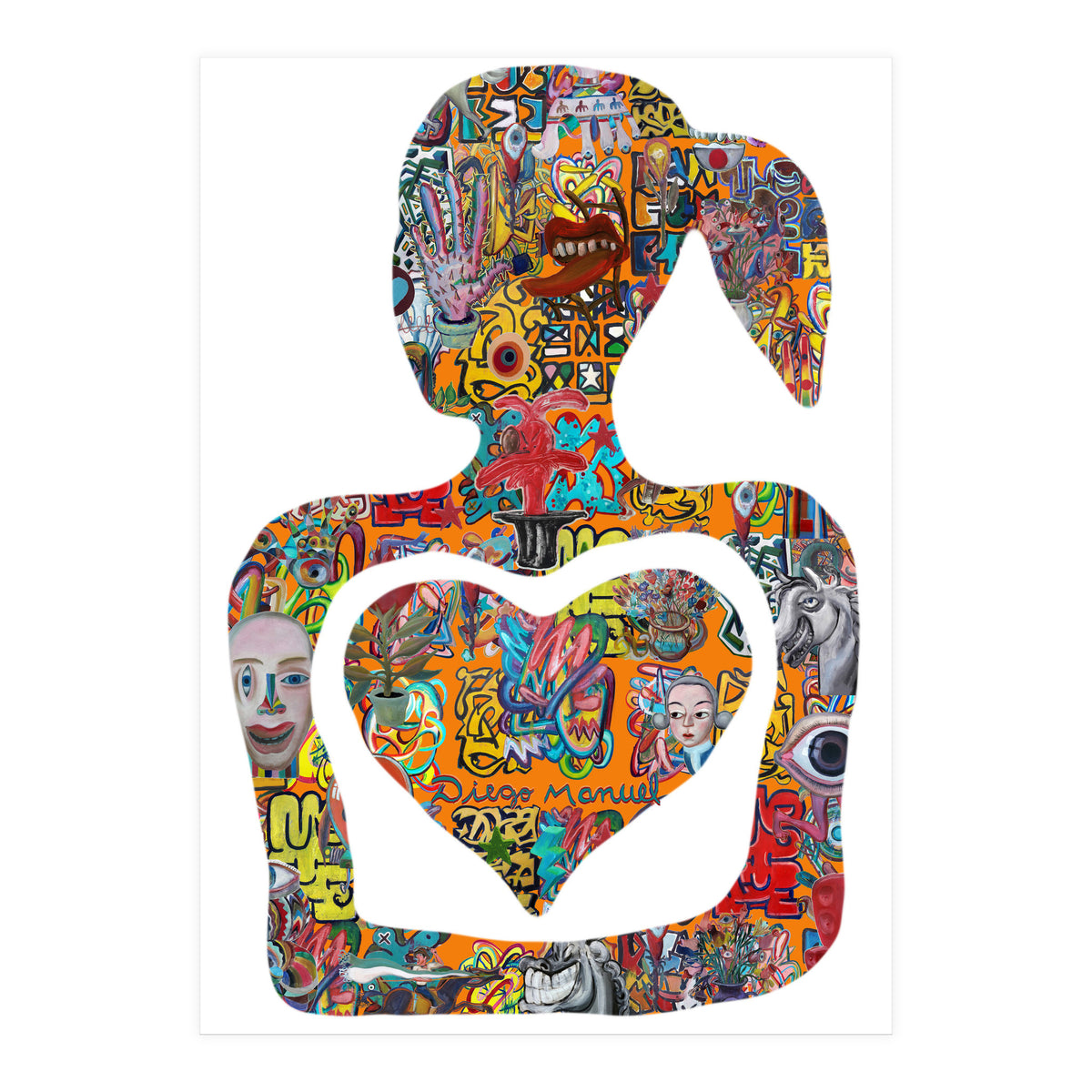 Mujer Digital 3 1  (Print Only)