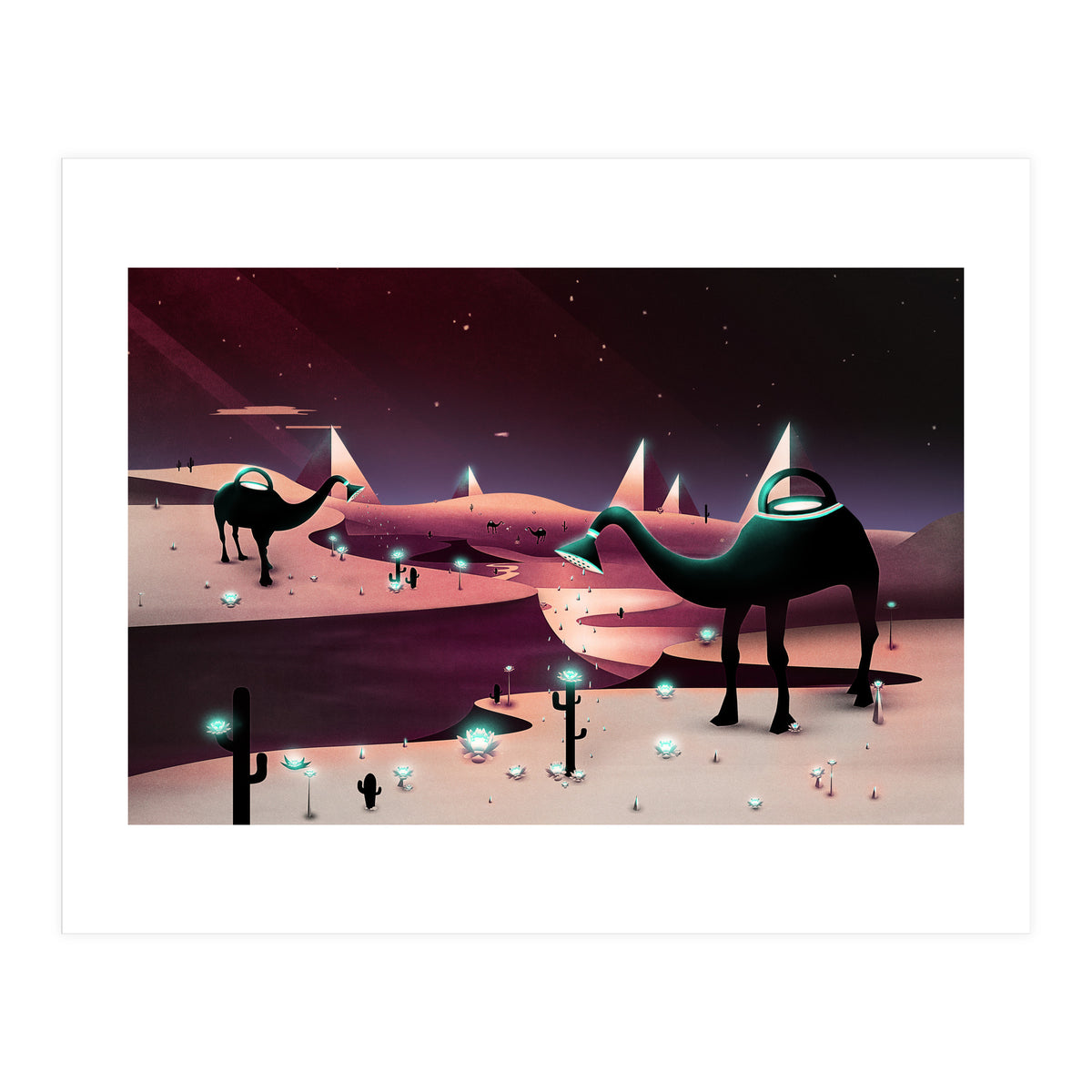 Watering The Desert (Print Only)