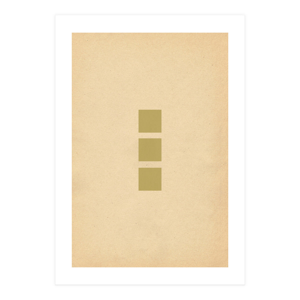 Minimalist green squares (Print Only)