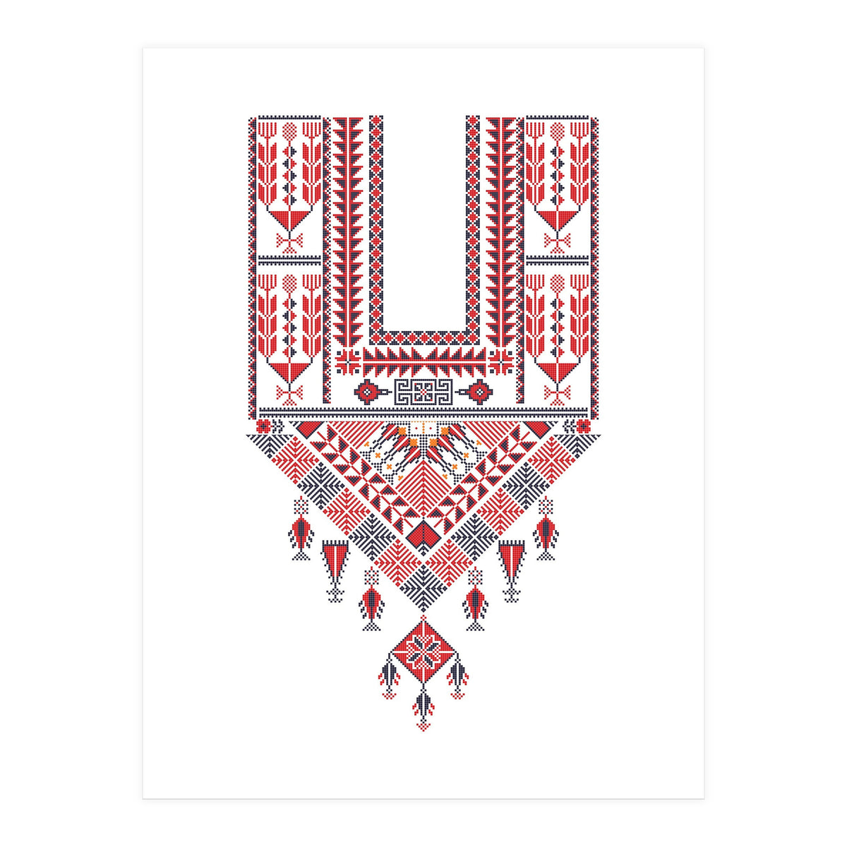 Tatreez Ornament 10 (Print Only)