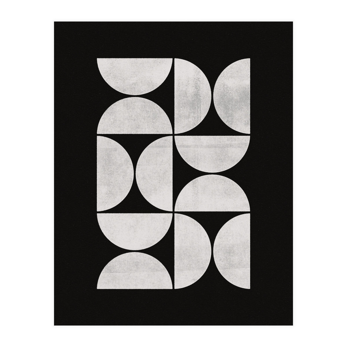 Mid-Century Modern No.31 - Woodblock Print (Print Only)