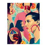 Masquerade Mask Fashion Collage 01 (Print Only) thumbnail