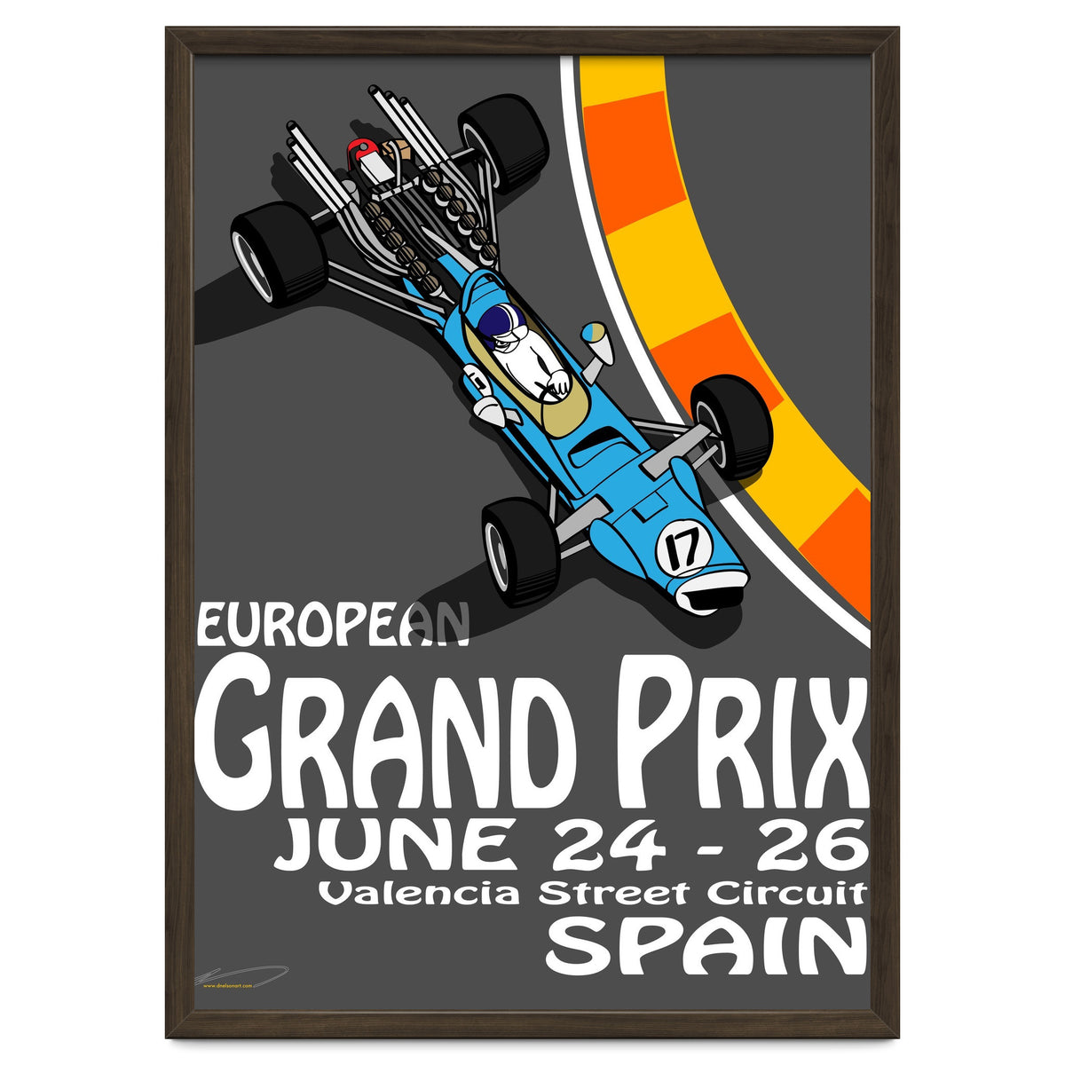 European Grand Prix poster