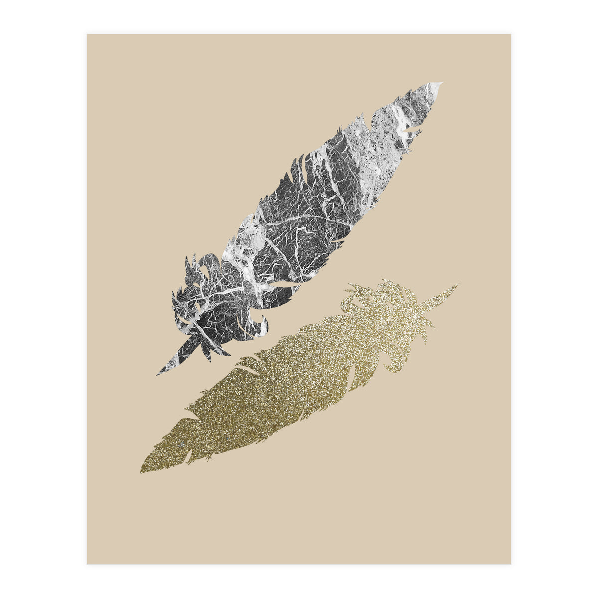 piuma oro (Print Only)