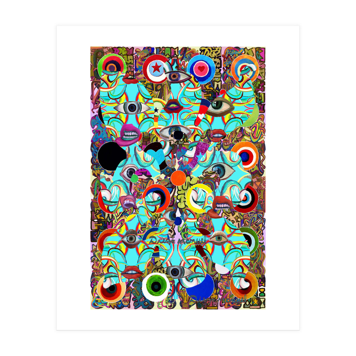 Fuego Y Graffiti 77 (Print Only)