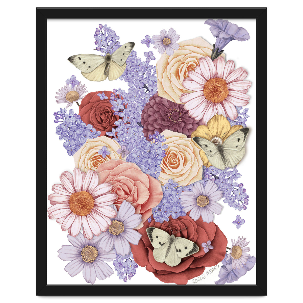 Flowers and Butterflies