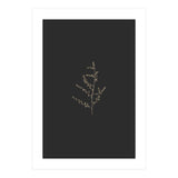Dainty Botanicals in Gold and Black (Print Only) thumbnail