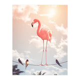 Flamingo & Friends (Print Only) thumbnail