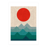 Geometric landscape I (Print Only) thumbnail
