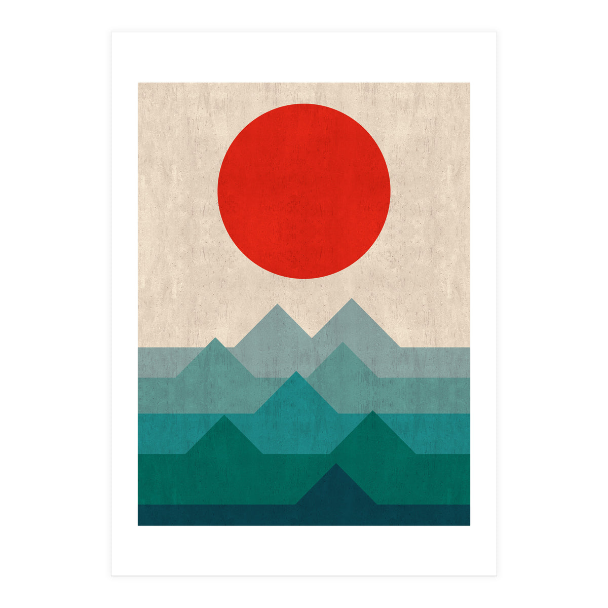 Geometric landscape I (Print Only)