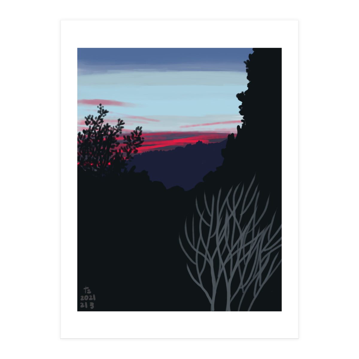 A Second Before Darkness (Print Only)