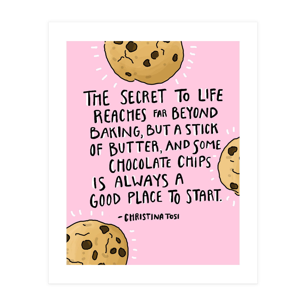 Christina Tosi Art Print  (Print Only)