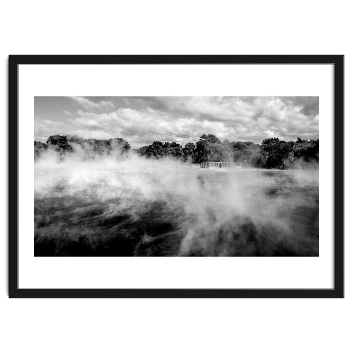 Vapors in Rotorua, New Zealand Art Print