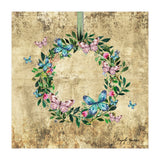 Wreath #Flowers & Butterflies#Royal collection (Print Only) thumbnail