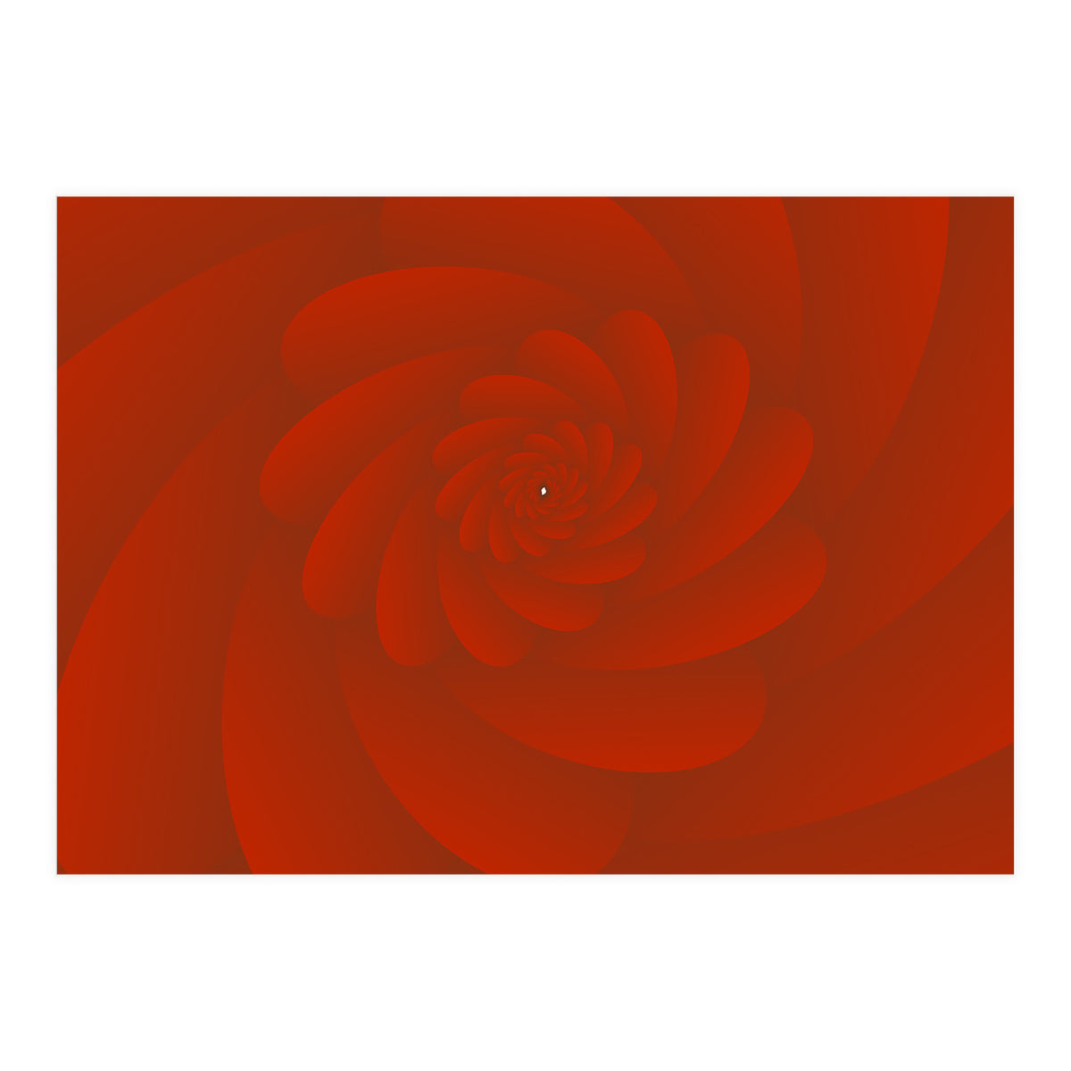 3 D Image Abstract Rose Flower ART (Print Only)