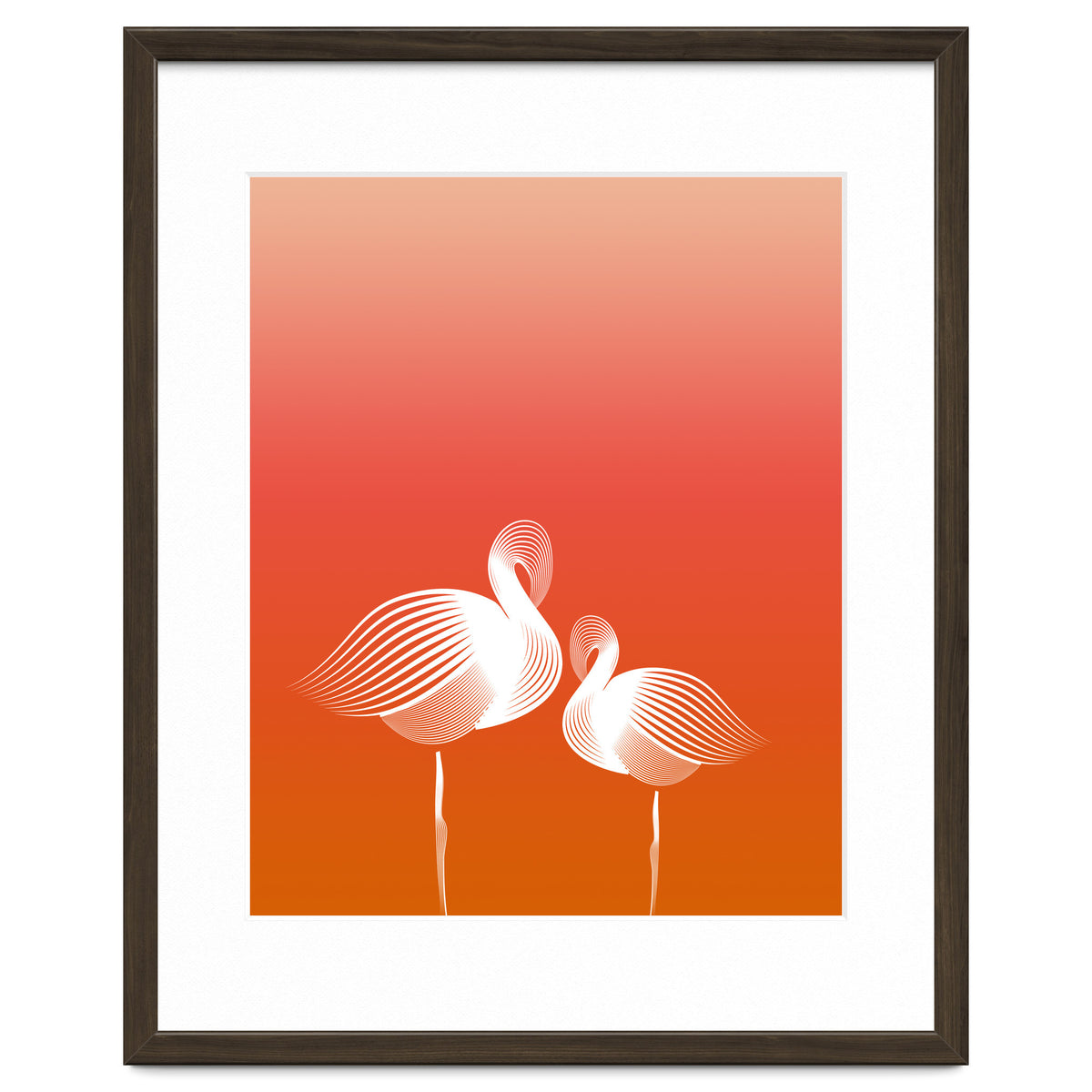 Meditating Flamingos