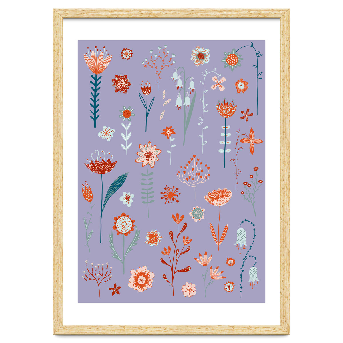 Flowers Of The Summer Purple