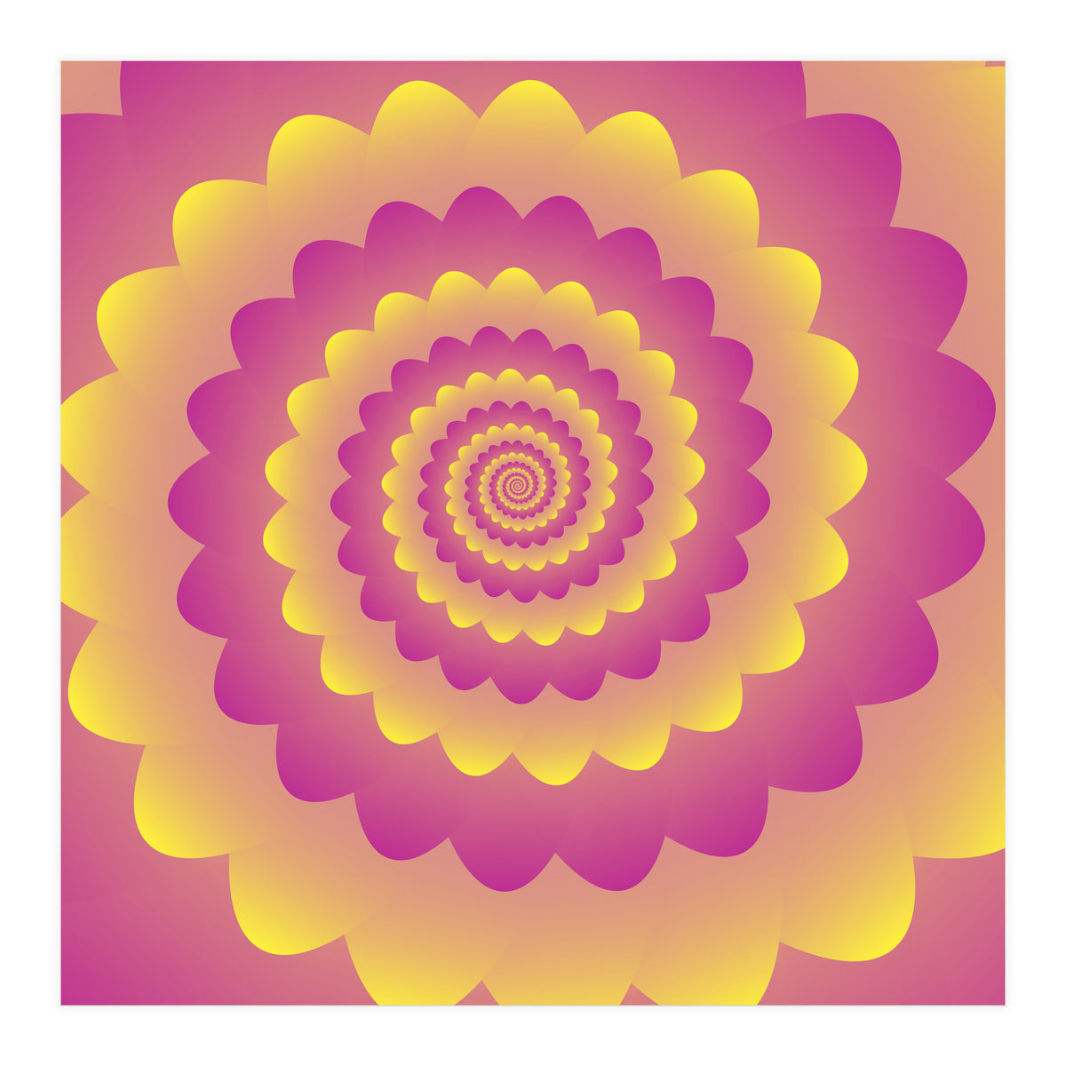 Indain Rangoli Pattern  (Print Only)