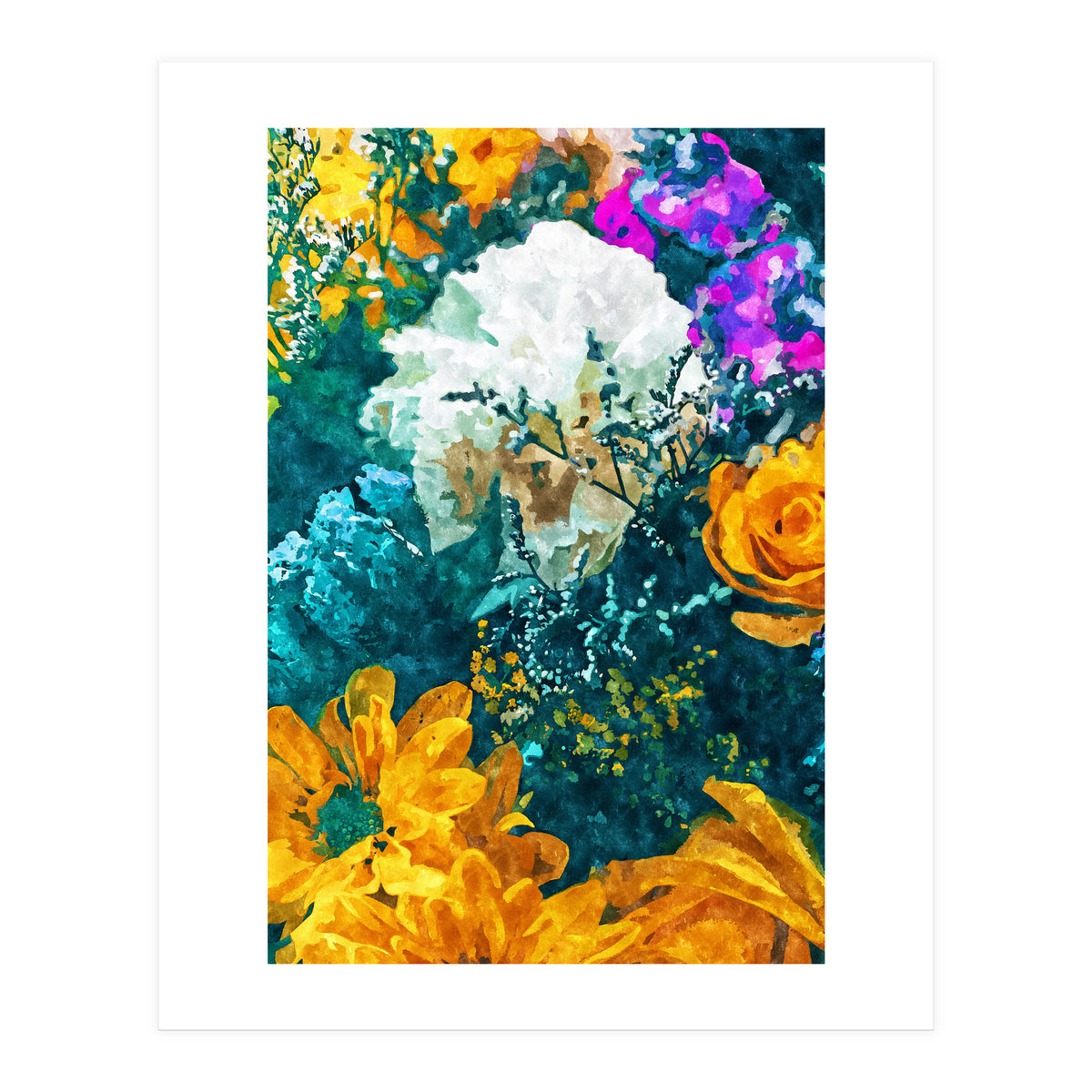 Dark & Floral (Print Only)