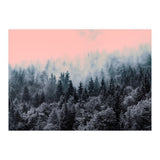 Forest in gray and pink  (Print Only) thumbnail
