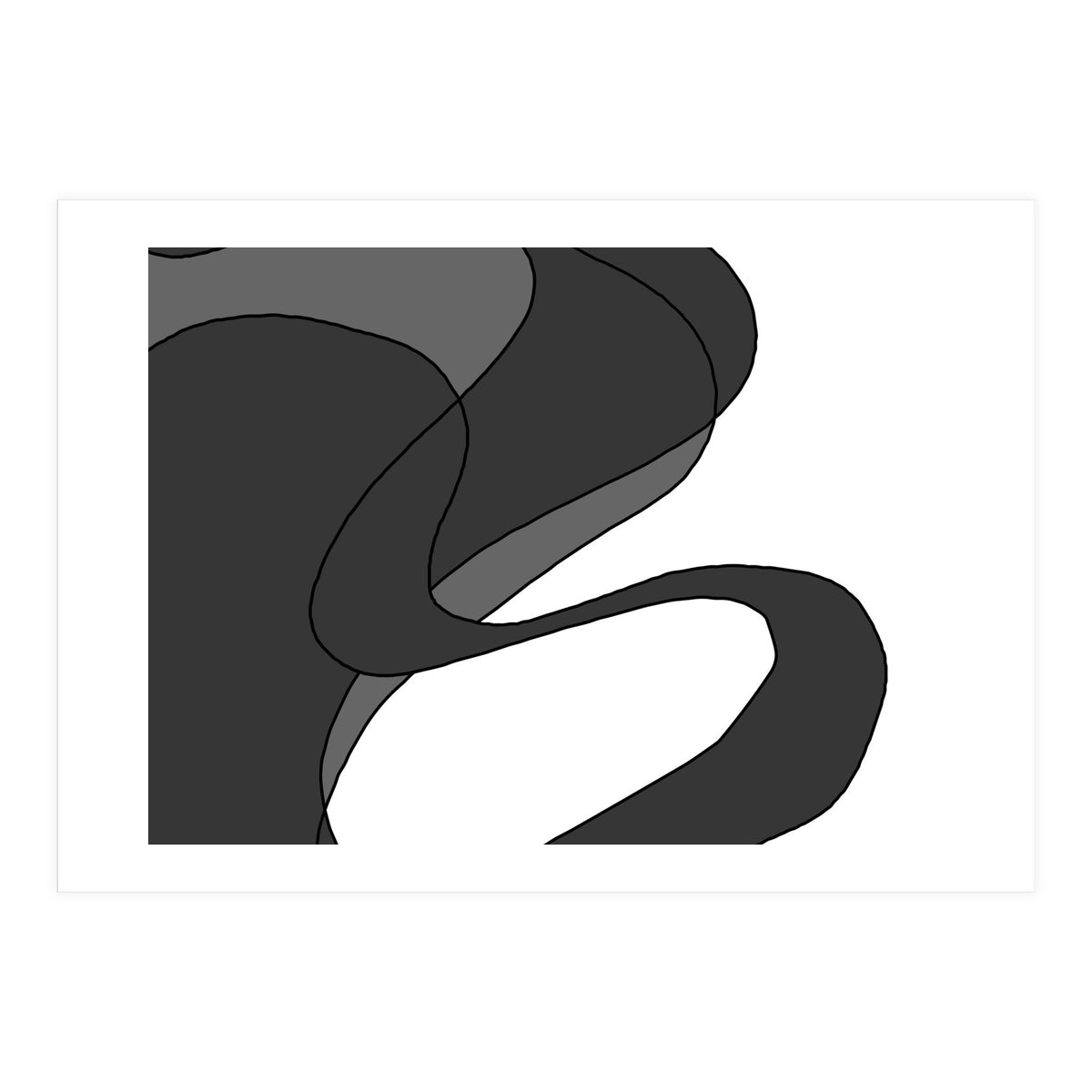 Grey Waves 3 (Print Only)