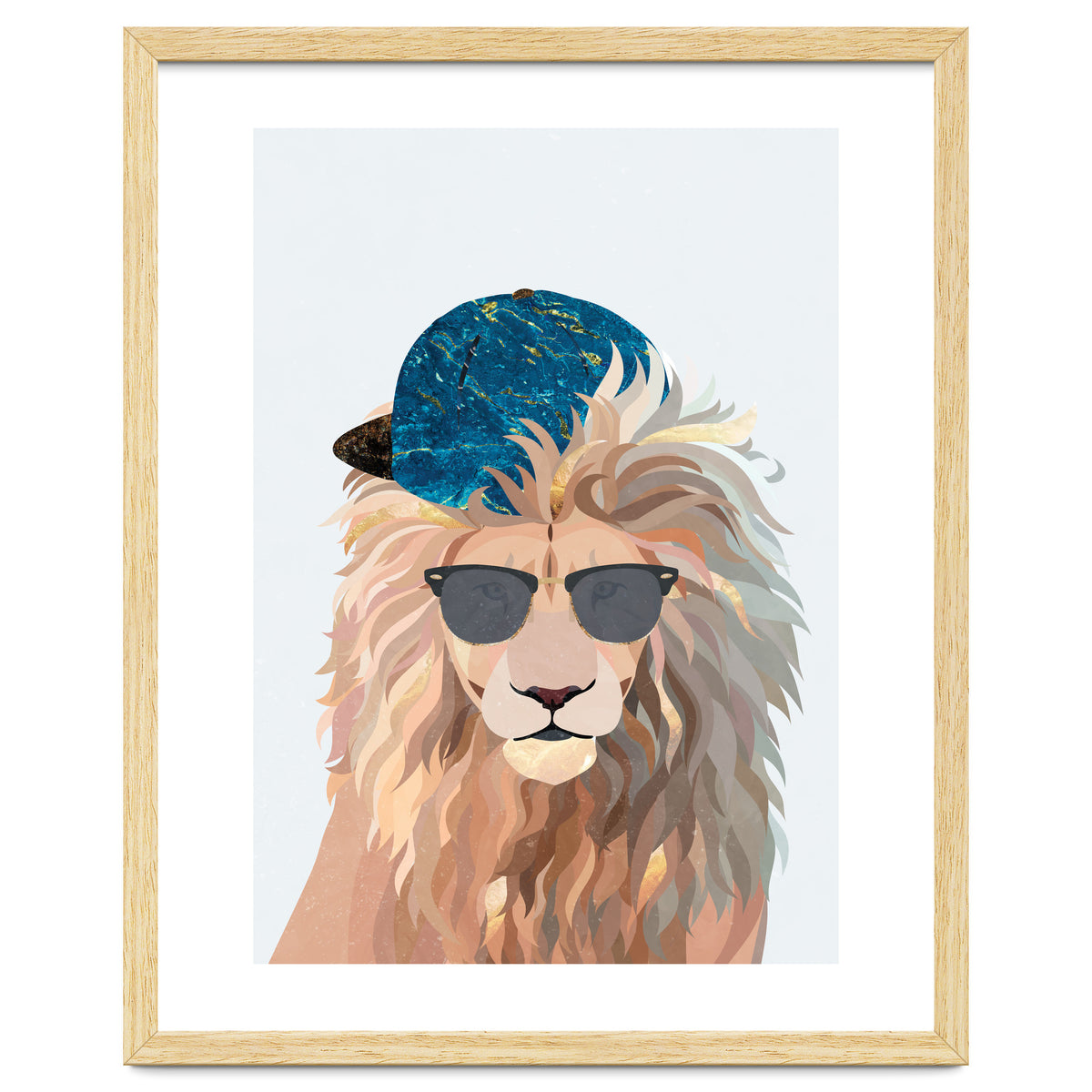Skater Lion Portrait