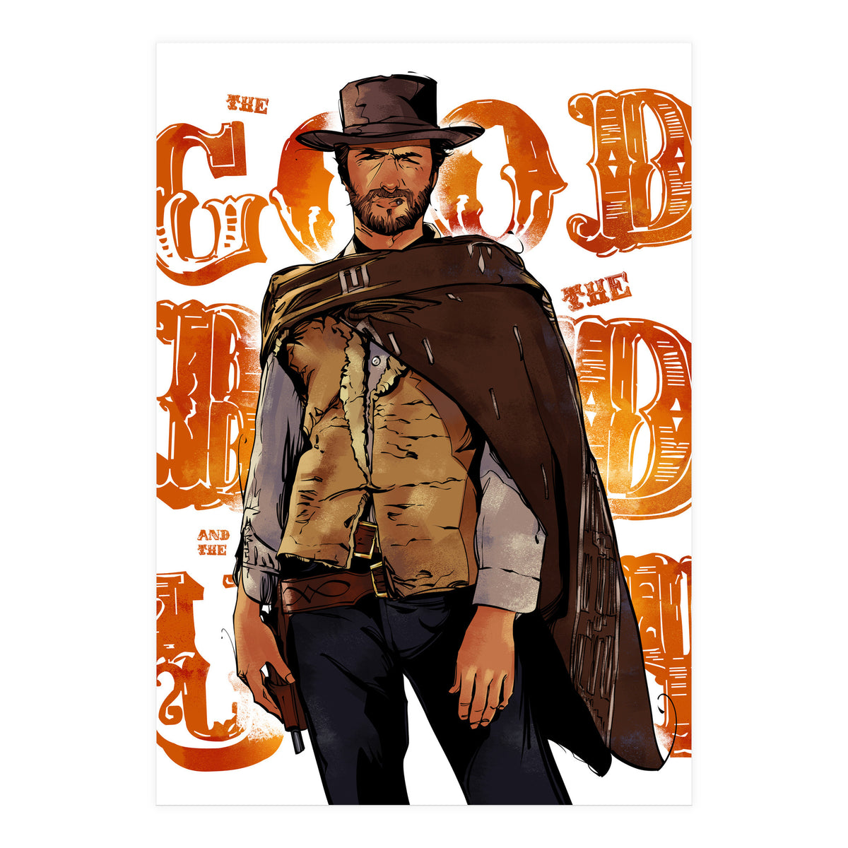 Clint Eastwood (Print Only)