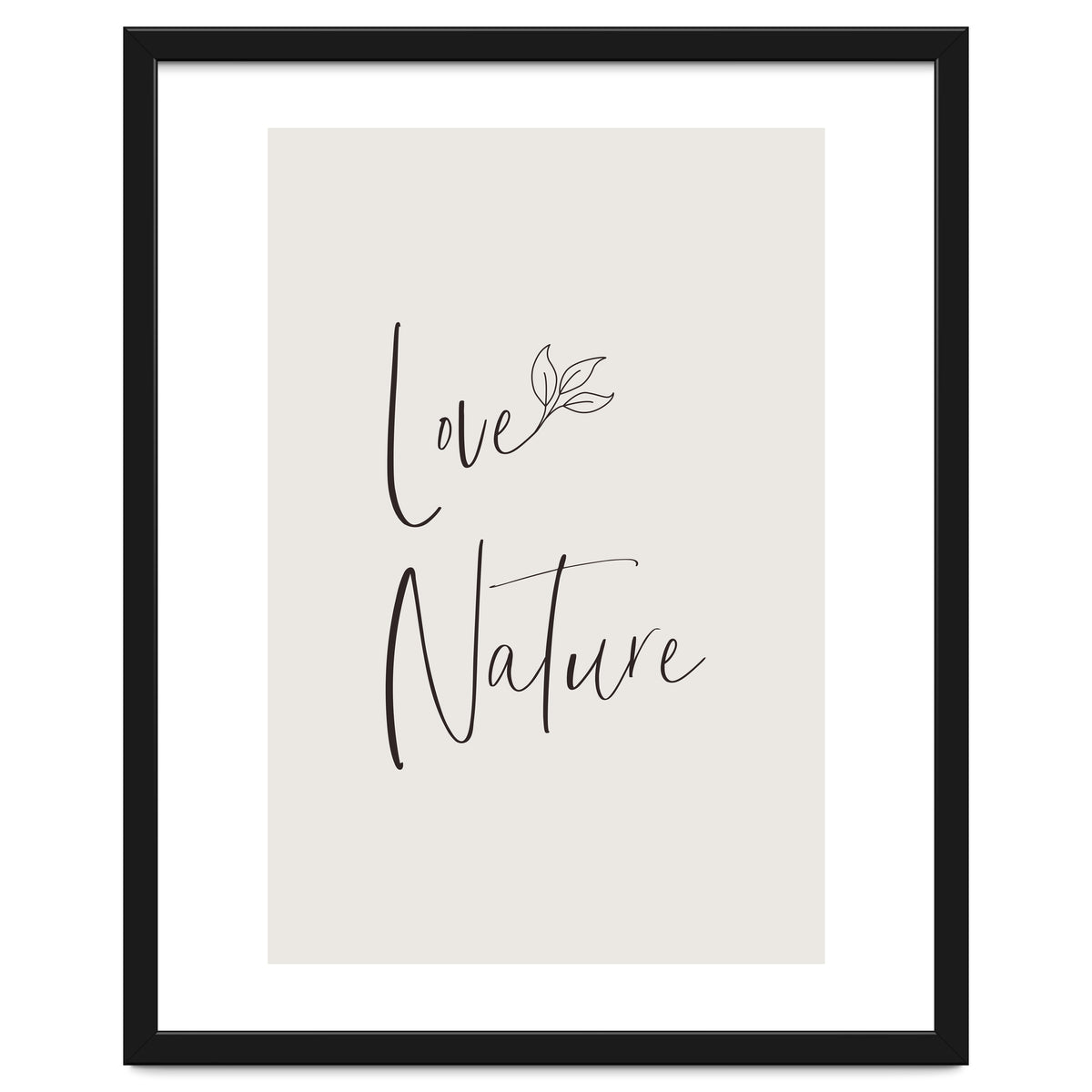 Love nature - minimalist