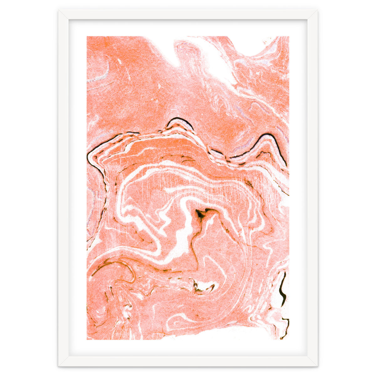 Coral Blush Marble