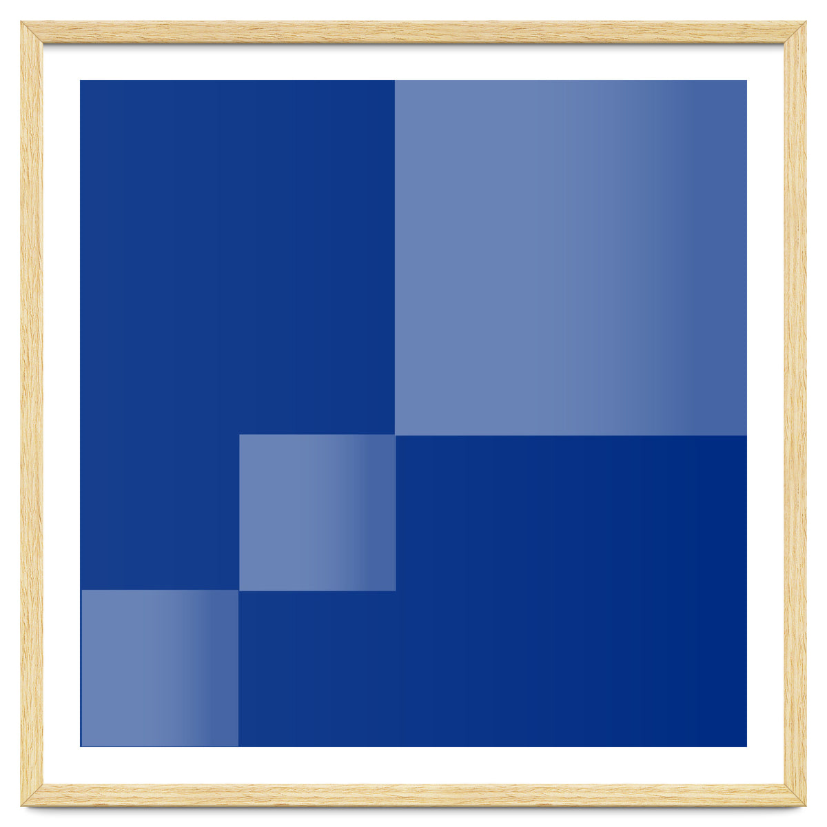 Blue coast | Abstract minimal