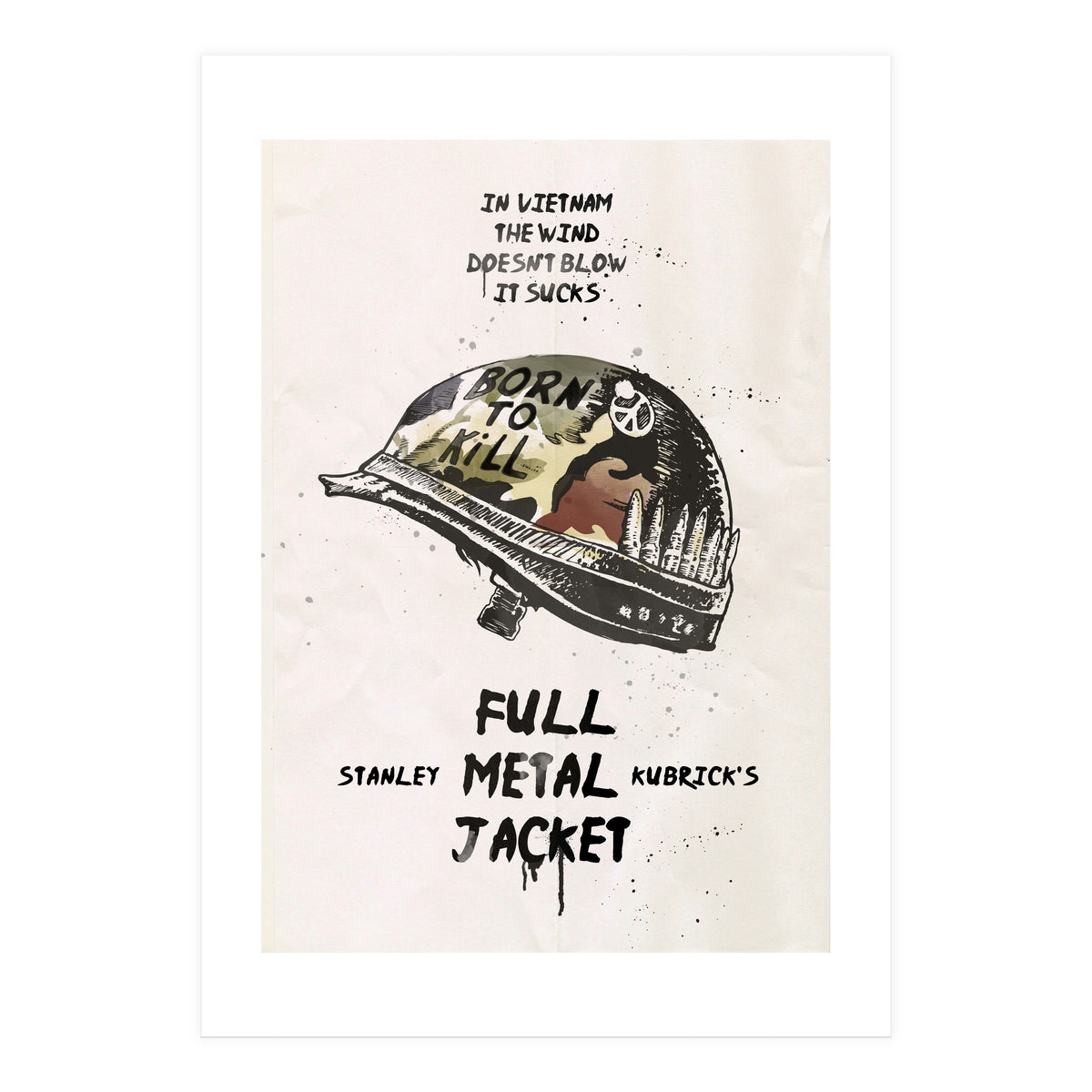 Full Metal Jacket movie poster (Print Only)