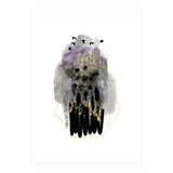 Abstract watercolour calm before the storm (Print Only) thumbnail