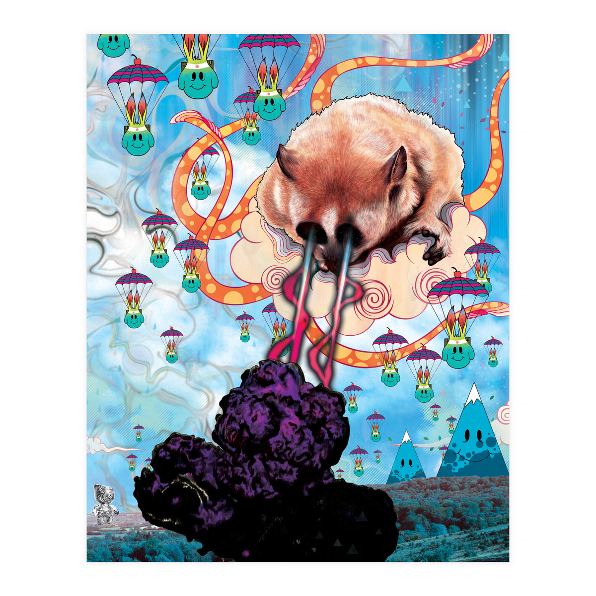 Attack Of The Super Furry Animal (Print Only)