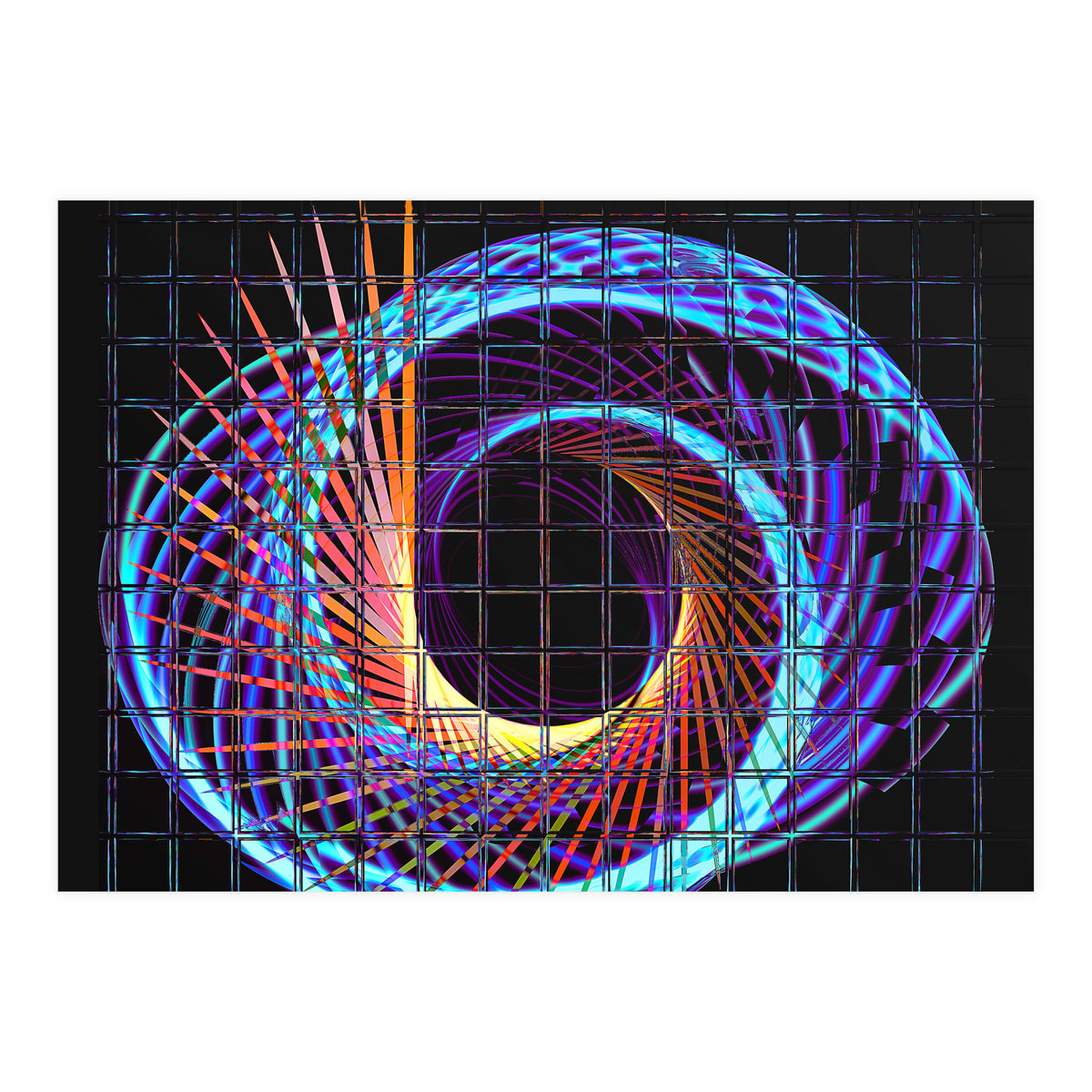 Illuminated helix #2 (Print Only)