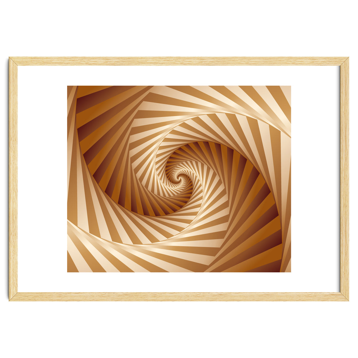 3D Effect Spiral Pattern