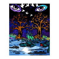 Dark Forest Of Eyes (Print Only)