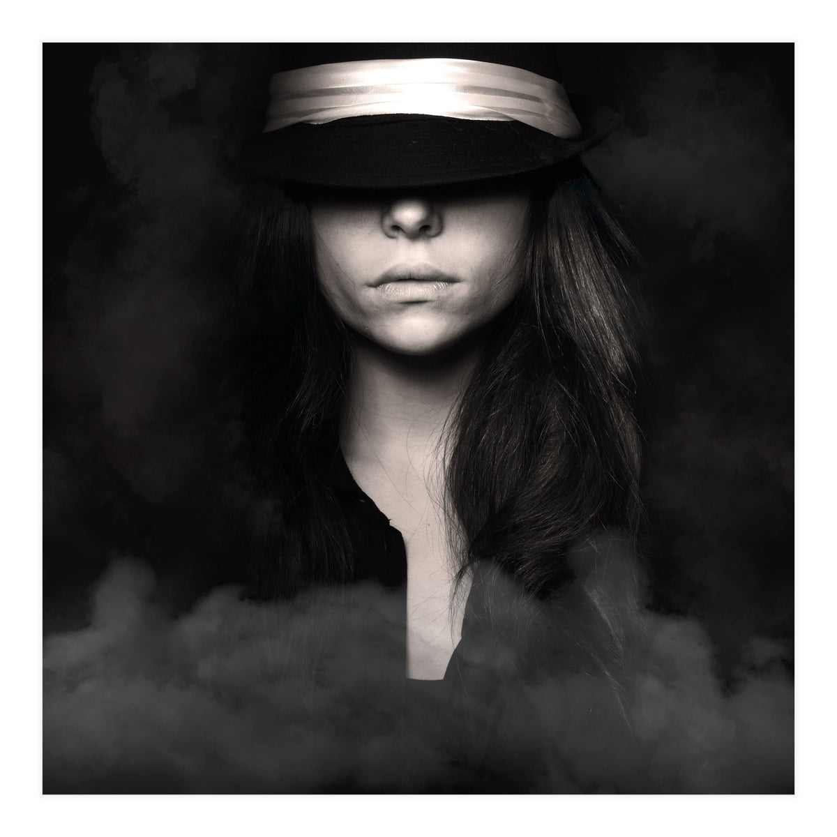 woman in black and white (Print Only)